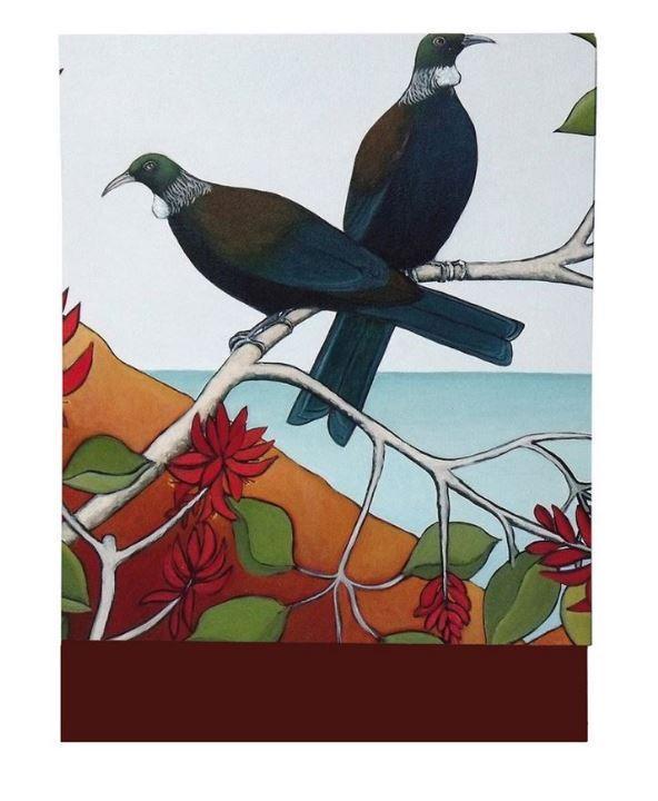 NZ Birds Notepad-NZ STATIONERY-Live Wires (NZ)-Tui-The Outpost NZ