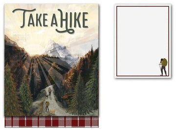 NZ Magnetic Notepads-NZ STATIONERY-Live Wires (NZ)-Take a Hike-The Outpost NZ