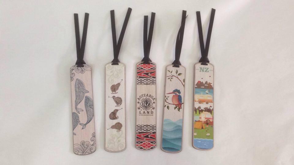 NZ Themed Bookmark-NZ STATIONERY-Crystal Ashley (NZ)-NZ Holiday-The Outpost NZ