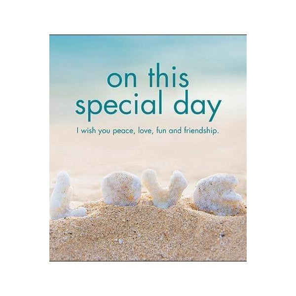 On This Special Day Card-NZ CARDS-Affirmations (NZ)-The Outpost NZ