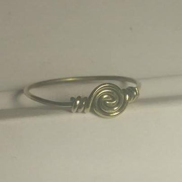 Otave Swirl Brass Ring-JEWELLERY / RINGS-Gopal Brass Man (IND)-The Outpost NZ