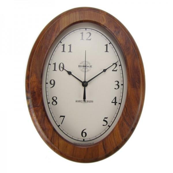 Oval Rimu Arabic Numeral Clock,NZ HOMEWARES,The Outpost NZ The Outpost NZ, New Zealand, outpost, Queenstown 