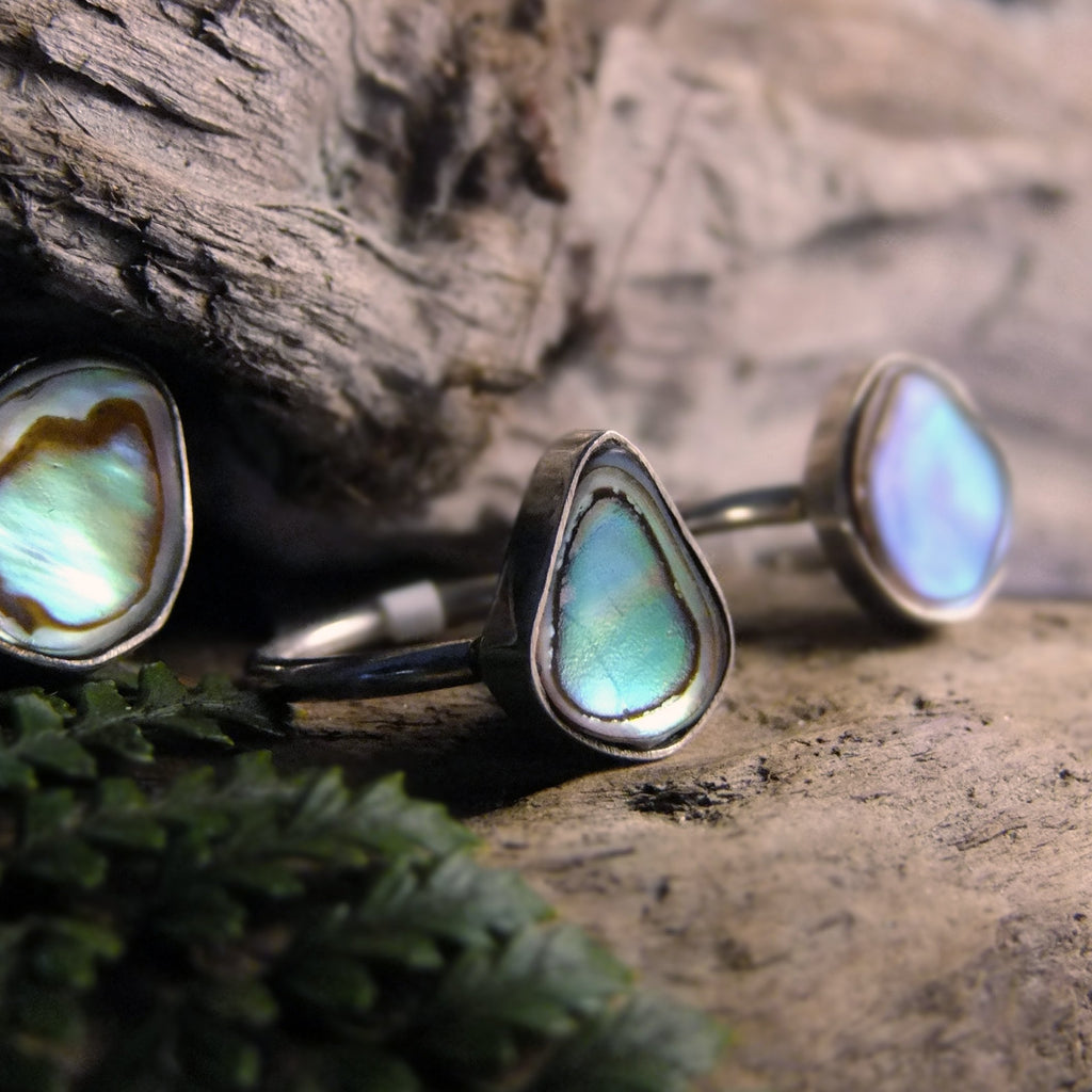 Paua Sterling Silver Ring - The Outpost NZ