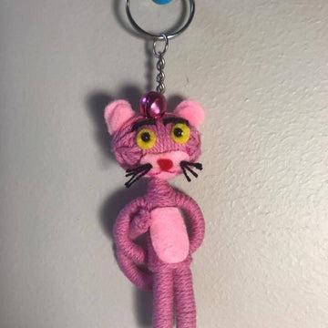 Pink Panther Key Ring-Stationery-Not specified-The Outpost NZ