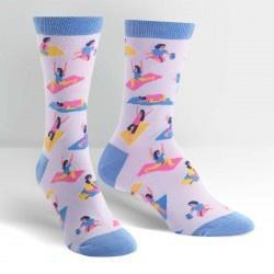 Pose Your Toes Female Crew Socks-NZ ACCESSORIES-Espial Marketing Ltd (NZ)-The Outpost NZ