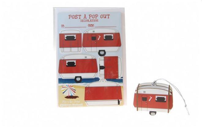 Post a Pop Out Decoration-NZ HOMEWARES-Ian Blackwell (NZ)-Caravan-The Outpost NZ