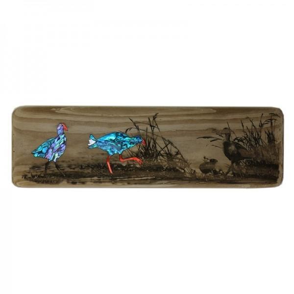 Pukeko In The Wetlands Recyclewood,NZ HOMEWARES,The Outpost NZ The Outpost NZ, New Zealand, outpost, Queenstown 