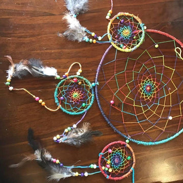 Rainbow Dreamcatchers-HOMEWARES-Not specified-Large Tiered-The Outpost NZ