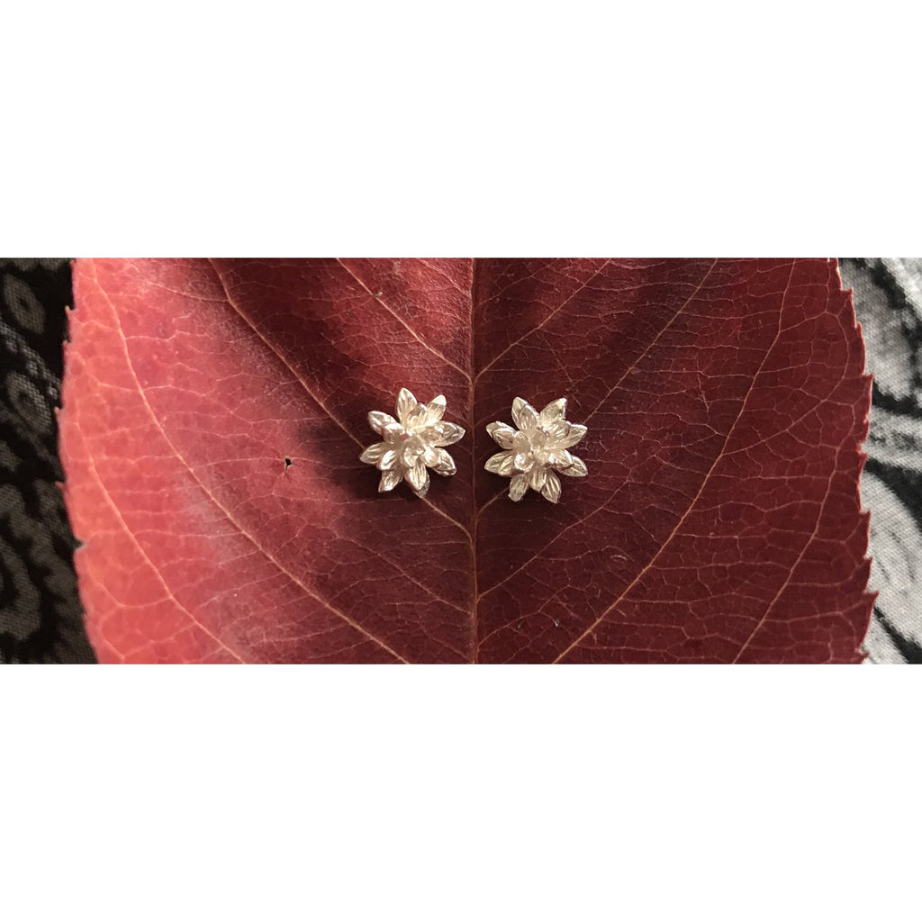 Ratree Silver Studs-JEWELLERY / EARRINGS-Silver Mature (THA)-The Outpost NZ
