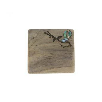 Recyclewood Coasters-NZ HOMEWARES-Ocean Shell Studios (NZ)-Fantail-The Outpost NZ