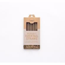 Reusable Cocktail Straws-NZ HOMEWARES-Caliwoods Limited (NZ)-The Outpost NZ