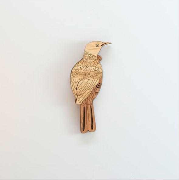 Rimu & Bamboo Veneer Magnet-NZ HOMEWARES-Crystal Ashley (NZ)-Tui-The Outpost NZ