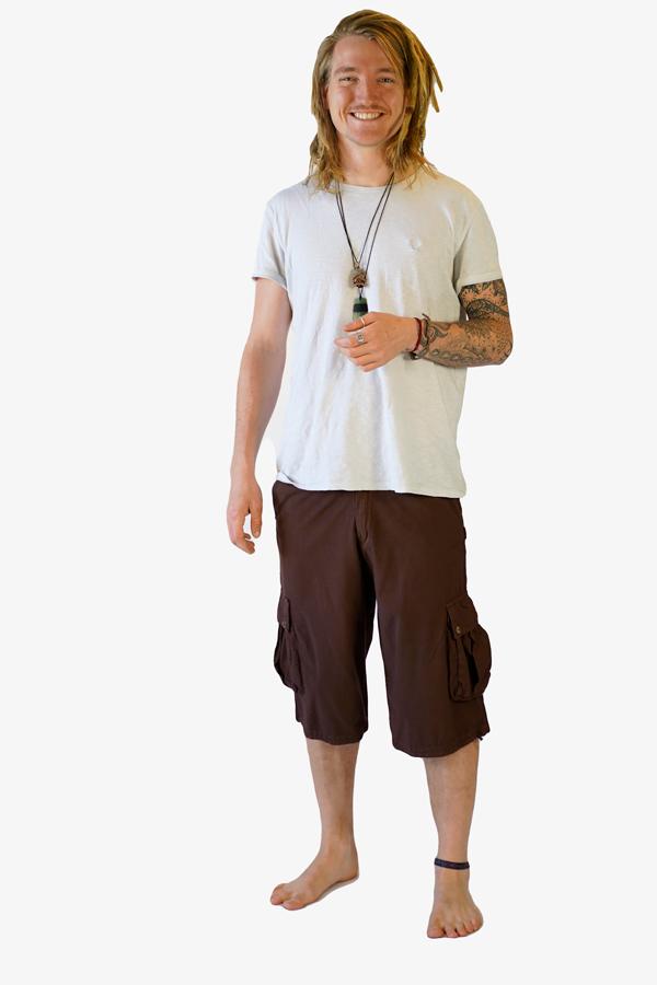 River Cotton Shorts-CLOTHING / SHORTS-Choice Fashion (NEP)-Coffee-S-The Outpost NZ[Mens]