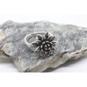 Rune Silver Ring-JEWELLERY / RINGS-Silver Mature (THA)-57-The Outpost NZ