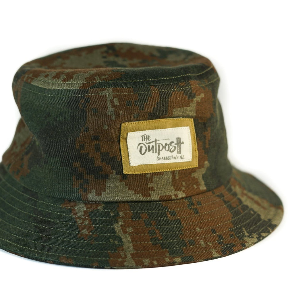 Safari Hat-ACCESSORIES / HATS-Long Ma Lae (THA)-Camo-The Outpost NZ