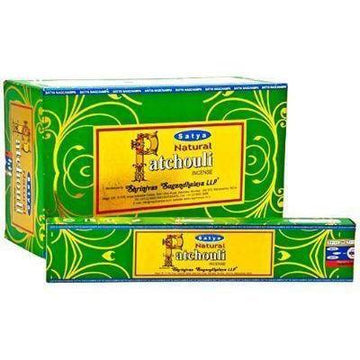 Satya Natural Patchouli Incense 15gm-NZ INCENSE-Not specified-The Outpost NZ