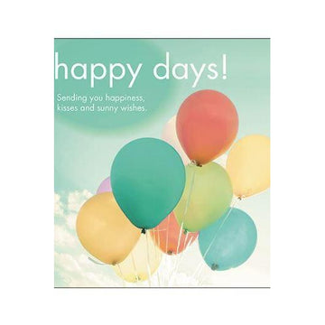 Sending You Happiness Balloons Card-NZ CARDS-Affirmations (NZ)-The Outpost NZ