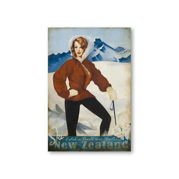 Ski New Zealand Canvas By Paul Ny,NZ ART,The Outpost NZ The Outpost NZ, New Zealand, outpost, Queenstown 