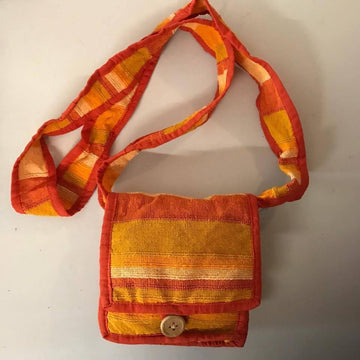 Small Button Bag-ACCESSORIES / BAGS-Not specified-Orange-The Outpost NZ
