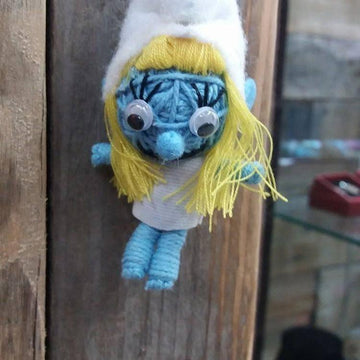 Smurfette Key Ring-Stationery-Not specified-The Outpost NZ