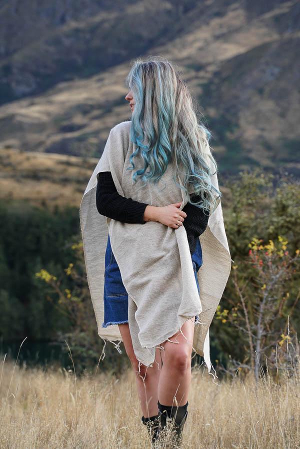 Soft Yak-ACCESSORIES / SCARVES-The Look Fashion (NEP)-Small Wrap-Solid-Sand-The Outpost NZ