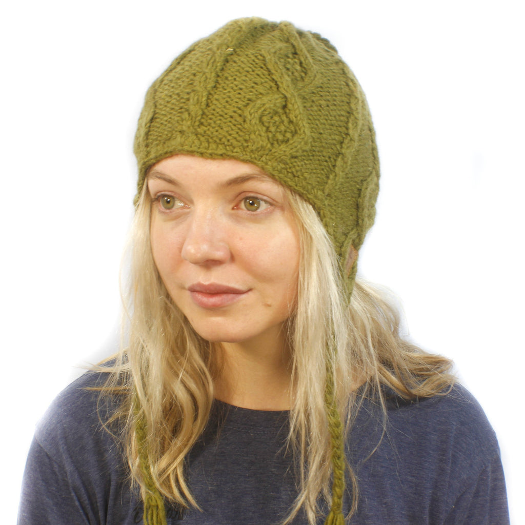 Solid Toque Beanie-ACCESSORIES / BEANIES-Sweater & Pashmina House (NEP)-Green-The Outpost NZ