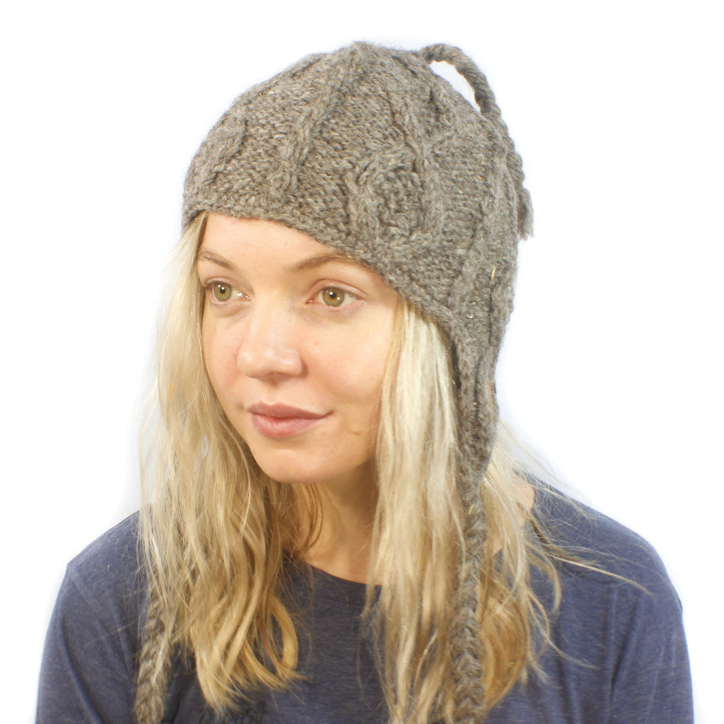 Solid Toque Beanie-ACCESSORIES / BEANIES-Sweater & Pashmina House (NEP)-Grey-The Outpost NZ