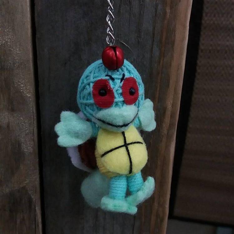 Squirtle Key Ring-Stationery-Not specified-The Outpost NZ