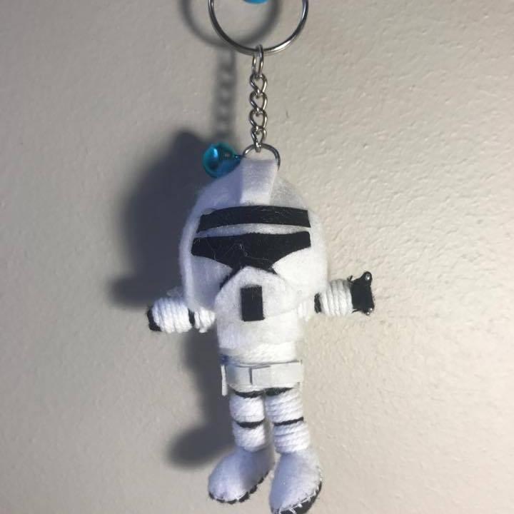Storm Trooper Key Ring-Stationery-Not specified-The Outpost NZ