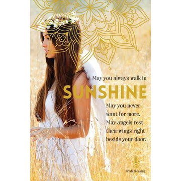 Sunshine May You Always Angel Card-NZ CARDS-Affirmations (NZ)-The Outpost NZ