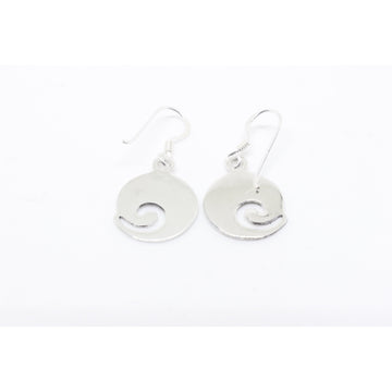 Swish Silver Earrings-EARRINGS-Not specified-The Outpost NZ