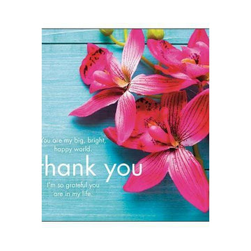 Thank You Orchid Card-NZ CARDS-Affirmations (NZ)-The Outpost NZ