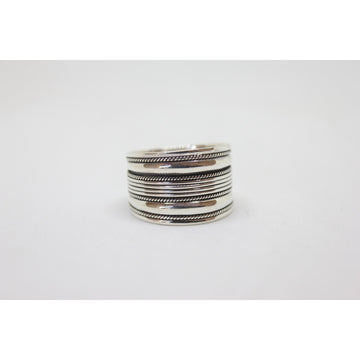 Thick Twine Silver Ring-RINGS-Not specified-57-The Outpost NZ