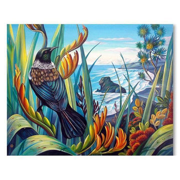 Tui Vista Canvas By Irina Velman,NZ ART,The Outpost NZ The Outpost NZ, New Zealand, outpost, Queenstown 