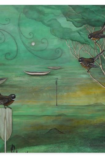 Twilight Trio Note Card-NZ CARDS-Image Vault ltd (NZ)-The Outpost NZ