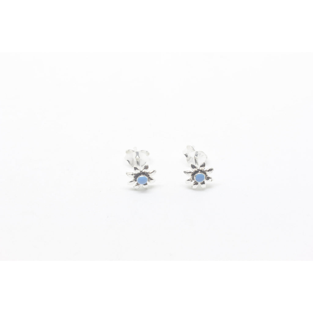 Von Silver Studs-EARRINGS-Not specified-aqua-The Outpost NZ