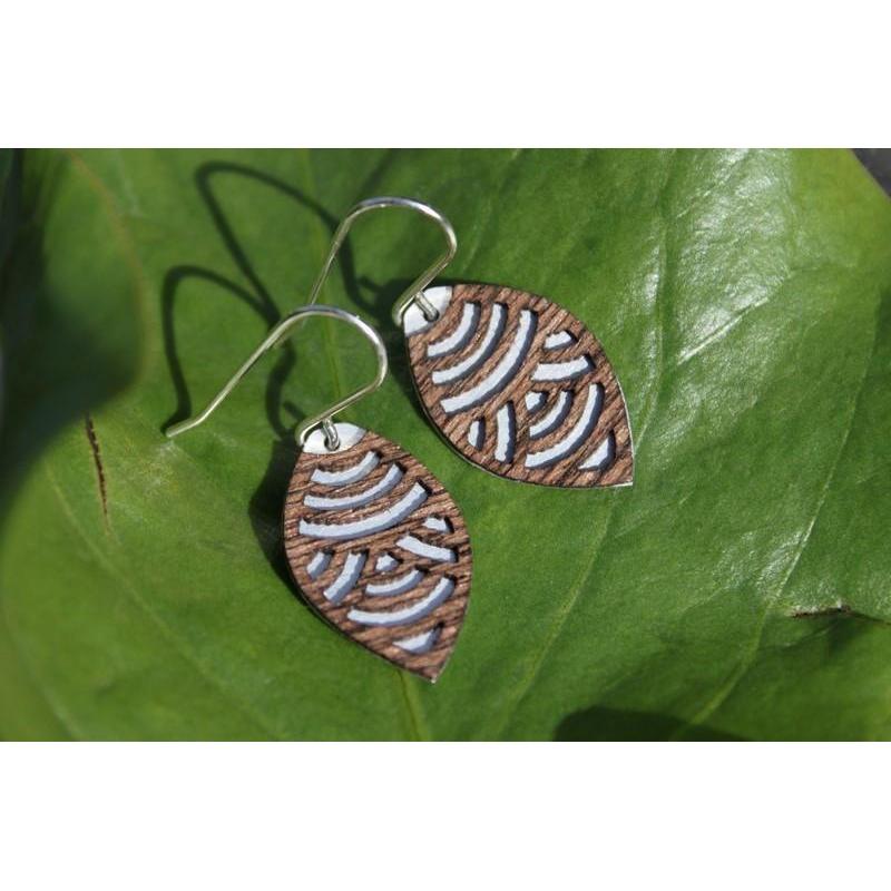 Wave Earrings-NZ JEWELLERY-Jill Main (NZ)-Silver-The Outpost NZ