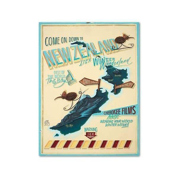 Winter Wonderland Canvas By Jason Kelly,NZ ART,The Outpost NZ The Outpost NZ, New Zealand, outpost, Queenstown 