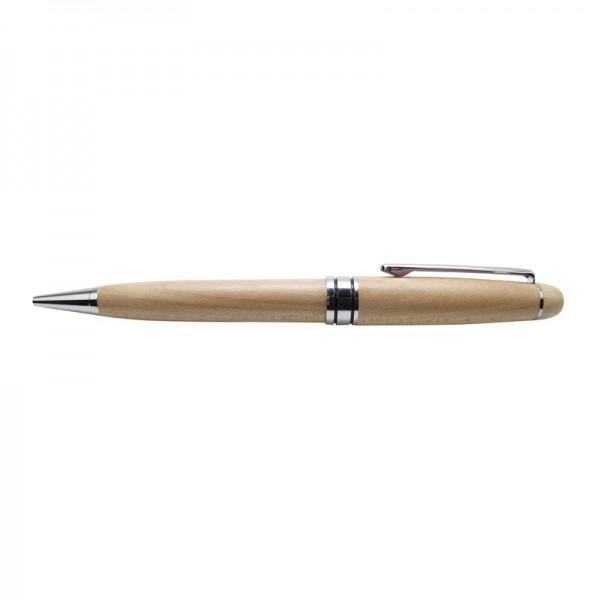 Wooden Pen Maple Mont Blanc Style Silver,NZ STATIONERY,The Outpost NZ The Outpost NZ, New Zealand, outpost, Queenstown 