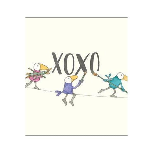 XOXO Card-NZ CARDS-Affirmations (NZ)-The Outpost NZ